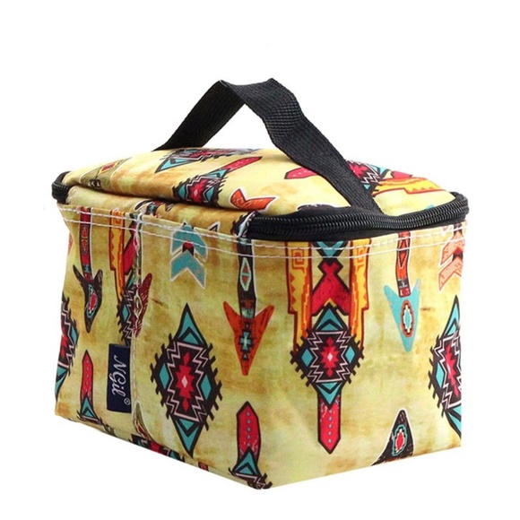 Canvas Tribal Arrow Cosmetic Bag - Picture 4 of 4